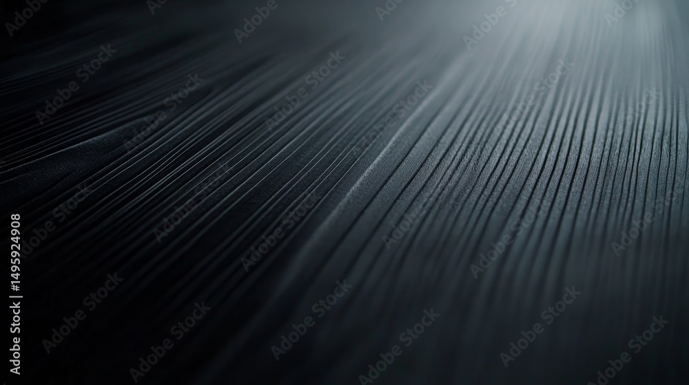 Poster Close-up of a textured dark wooden surface showcasing visible grain and knots, softly lit to create a warm rustic background ideal for various design projects