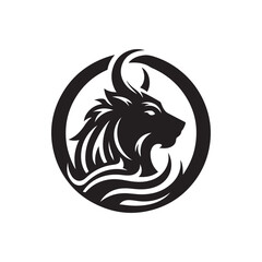 wildlife protection vector silhouette clip art logo design illustration. world environment day collection