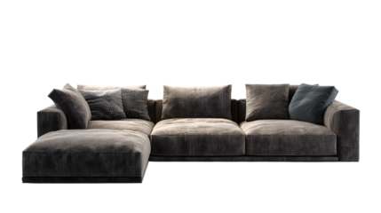 Modern Sectional Sofa Comfortable & Stylish L-Shaped Couch for Living Room