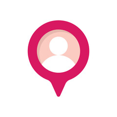 You Are Here Vector icon