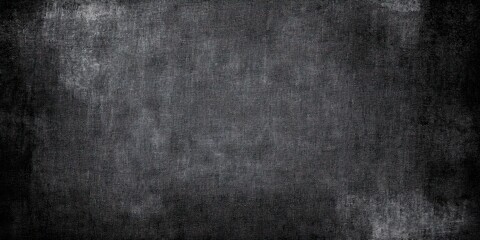old black grunge background faded, vintage grunge chalkboard background, dirty black background wall, vintage grunge banner
