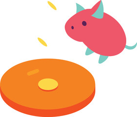 animal disc flicking game.