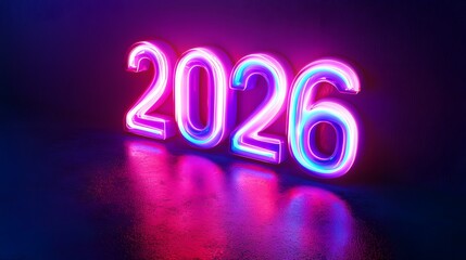 Neon Glow 2026 background
