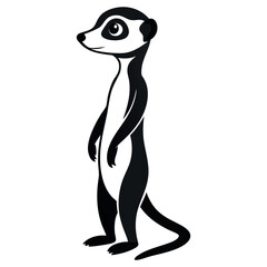 Cartoon Meerkat Vector Illustration