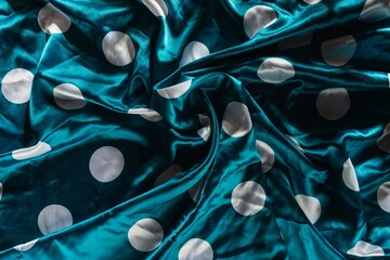Wrinkled fabric with abstract texture. Background  dark- magic stage lighting