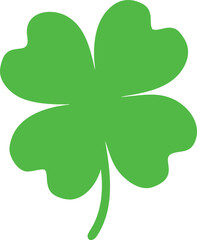 five leaf clover silhouette