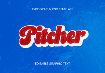 Red And White Sport Font Style Bold Energetic Athletic Text Effect
