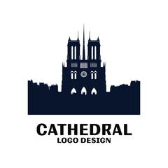 Fototapeta premium Cathedral Vector Logo Design
