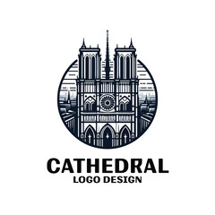 Cathedral Vector Logo Design