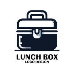 Lunch Box Vector Logo Design