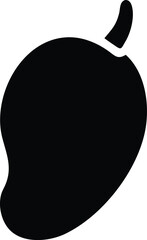 minimalist mango silhouette