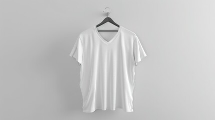 aesthetic white t shirt mockup