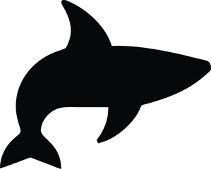 modern shark silhouette