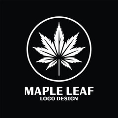 Maple Leaf Vector Logo Design
