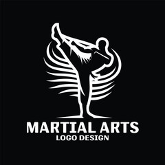 Martial Arts Vector Logo Design
