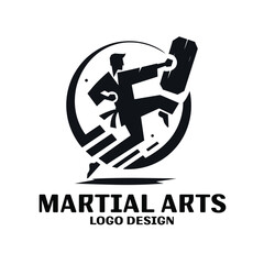 Martial Arts Vector Logo Design