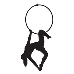 Beauty Aerial Hoop Silhouette 