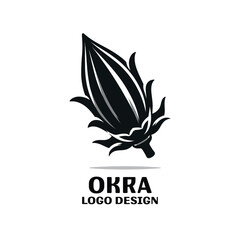 Okra Vector Logo Design