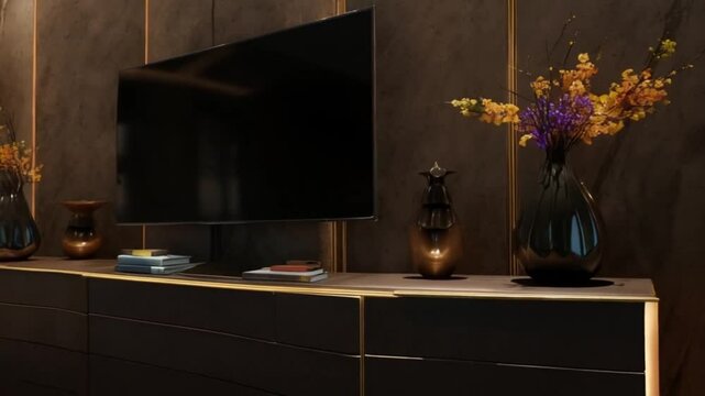 Modern living room design ideas with leather sofa and tv unit interior design inspiration home decor
