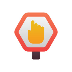 Stop Vector icon