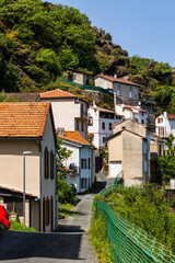 Lower town of Ambialet on the banks of the Tarn