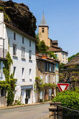 Church of Notre-Dame de la Capelle in the lower town of Ambialet on the banks of the Tarn