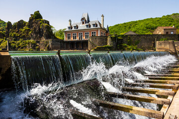 Hydroelectric power plant of Ambialet, on the Tarn River