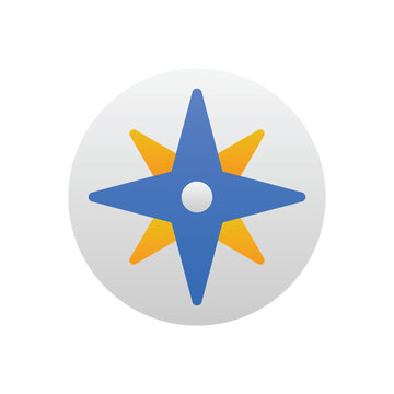 Wind Rose Vector icon
