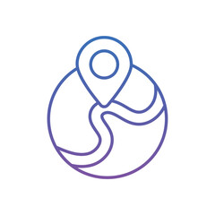 Gps Tracking Vector icon