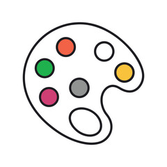 Fototapeta premium palette color vector (1).eps