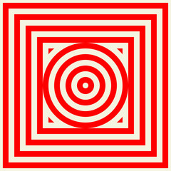 Circles, triangles squares ornament. Linear seamless pattern. Abstract background. Mosaic vector. Geometric illustration. Embroidery backdrop. Ethnic image. Tiles motif