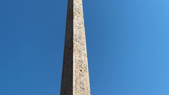 The Lateran Obelisk in Rome, the tallest ancient Egyptian obelisk in the world, standing proudly in Piazza San Giovanni, symbolizing Rome&rsquo;s rich history and cultural fusion.

