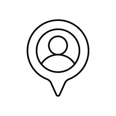 You Are Here Vector icon