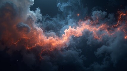 Abstract image of nebula smoke