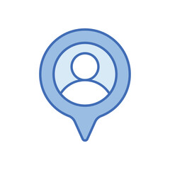 You Are Here Vector icon