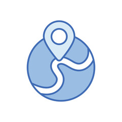 Gps Tracking Vector icon