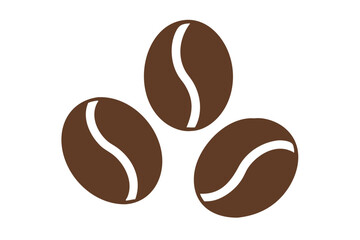 Obraz premium coffee beans isolated on white