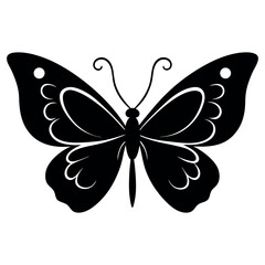Elegant Butterfly Silhouette 