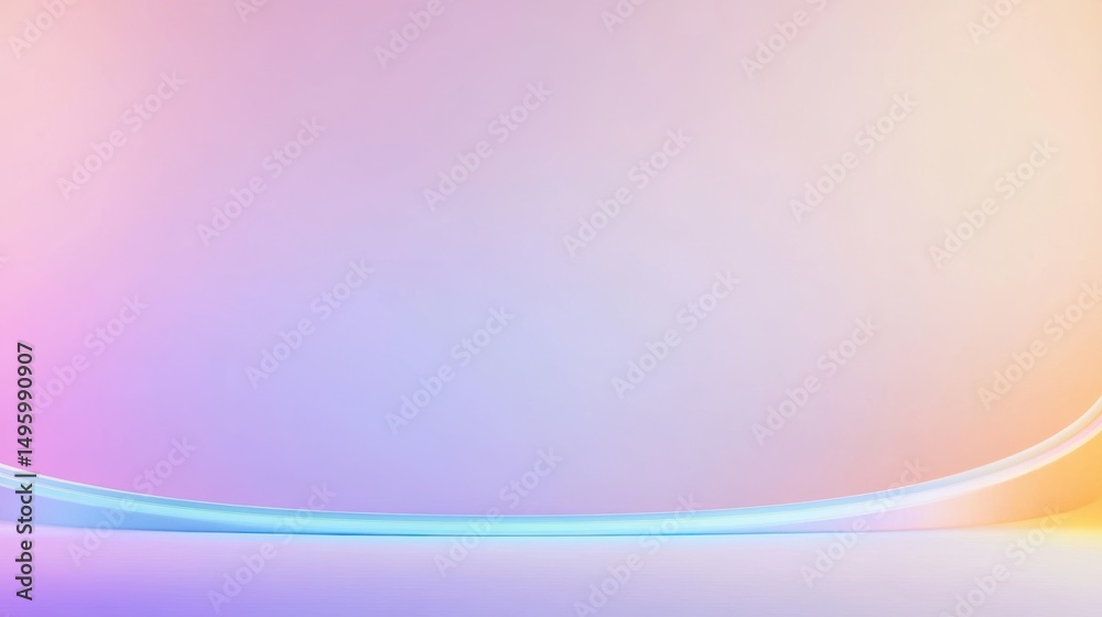 Poster futuristic abstract design with gradient background, soft lighting, and minimal aesthetic - perfect 