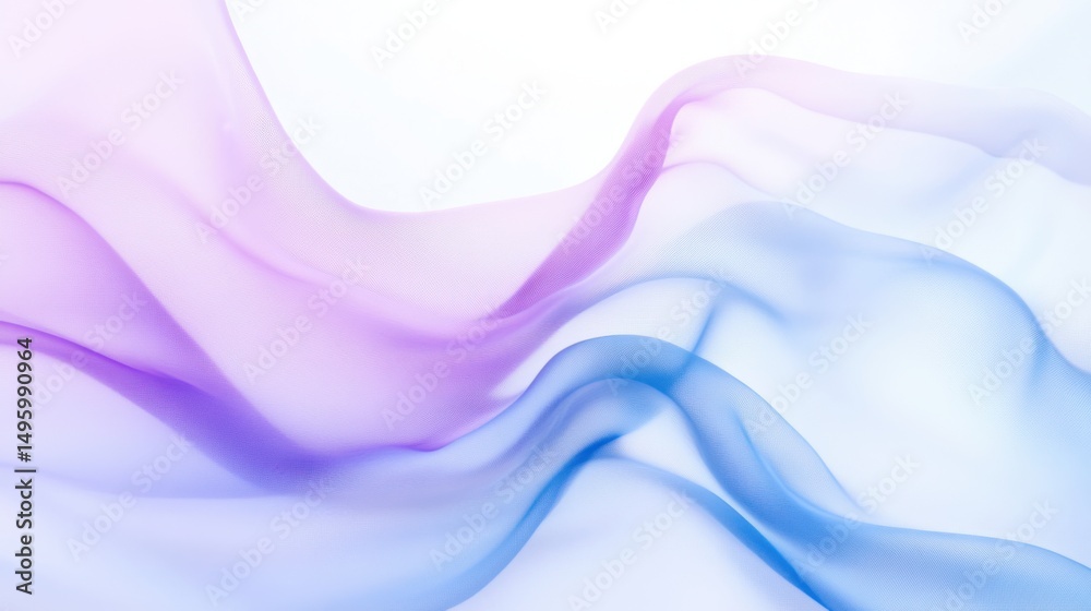 Poster Ultra-sharp abstract with light waves and soft forms on a vibrant gradient. High-definition style for banners, web, or presentations.