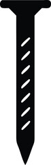 steel nail silhouette 