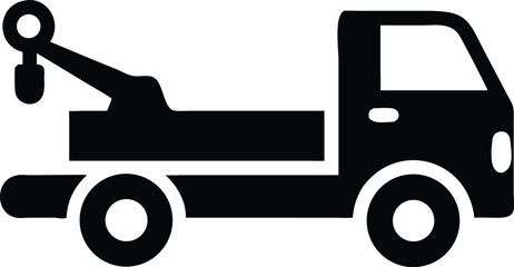 tow truck silhouette