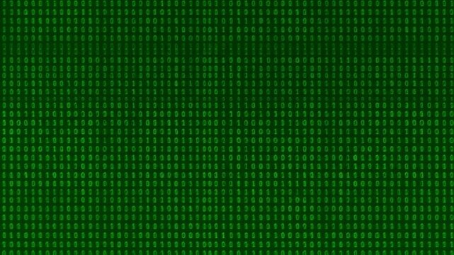 Abstract Digital Binary Code Pattern Background