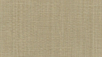 Close-Up Texture of Beige Woven Linen Fabric Background