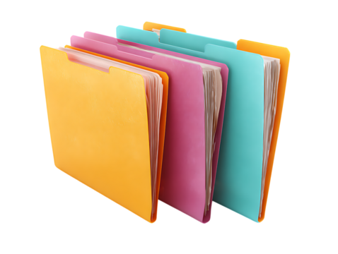 Professional Set of File Folders and Sheets
