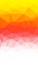 Abstract yellow orange and white  polygon texture background 4k