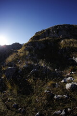 Autumn hiking in prokletije, accursed mountains