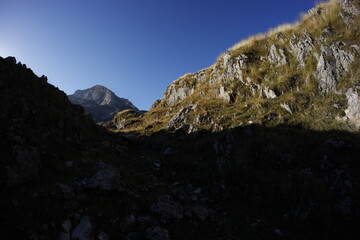 Autumn hiking in prokletije, accursed mountains