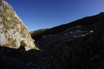 Autumn hiking in prokletije, accursed mountains