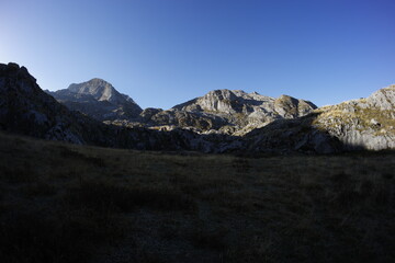 Hiking in Prokletije mountains, montenegro